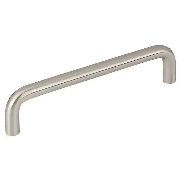 Walteco Möbelgriff Ceppo - Lochabstand: 128 mm, Sonstige, Edelstahl-Optik - Gebürsteter Metallstangengriff für Schränke.