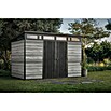 Keter Gerätehaus Signature Storm Grey 11x7 (Außenmaß inkl. Dachüberstand (B x T): 342 x 218 cm, Kunststoff, Stormgrey) | BAUHAUS