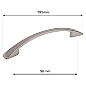 Walteco Meubelgreep Dakota (Gatafstand: 96 mm, Overige, Roestvrijstalen look) | BAUHAUS