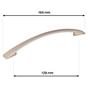Walteco Meubelgreep Dakota (Gatafstand: 128 mm, Overige, Roestvrijstalen look) | BAUHAUS