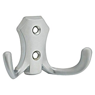 Walteco Jashaak Romana II (l x b x h: 77 x 47 x 30 mm, Aantal haken: 2 st., Verchroomd mat)