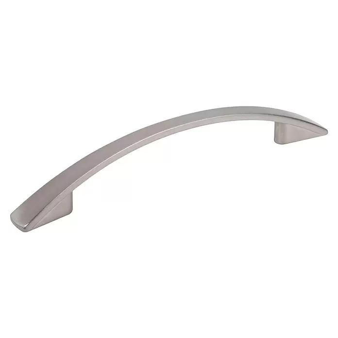 Walteco Möbelgriff Dakota - Lochabstand: 96 mm, Sonstige, Edelstahl-Optik - Gebürsteter, silberfarbener, gewölbter Schrankgriff.