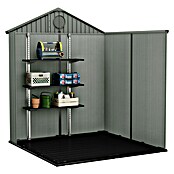 Keter Tuinhuis Darwin 66 (Buitenmaat incl. dakoverstek (b x d): 190 x 183 cm, Kunststof, Groen, 3,477 m²) | BAUHAUS