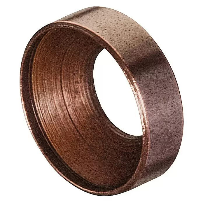 Suki Roseta - Diámetro: 13 mm, Acero, Marrón - Manguito de compresión metálico color bronce con superficie texturizada para conexiones de fluidos.