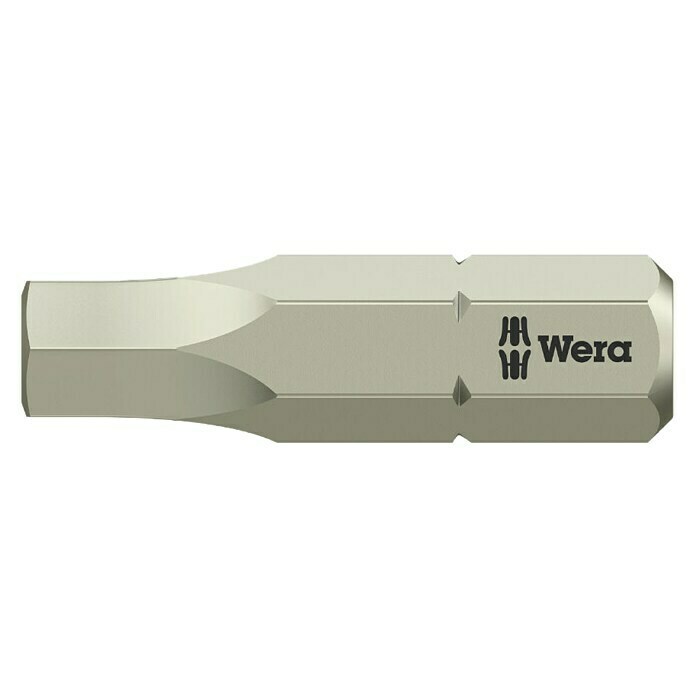 Wera Premium Plus Bit 3840/1 Edelstahl5,5 mm, Bitlänge: 25 mm Left Side View