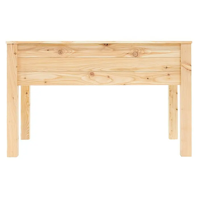 Westmann Hochbeet Emily - 65 x 120 x 72 cm, Holz, Natur - Hölzerner Pflanzkasten mit drei Holzbrettern und vier stabilen Beinen. Perfekt für den Garten oder die Terrasse, um Pflanzen stilvoll zu präsentieren.