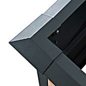 Westmann Hochbeet Primus M (50 x 100 x 77 cm, Metall, Anthrazit/Braun) | BAUHAUS
