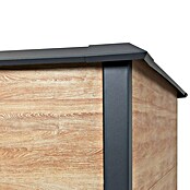 Westmann Hochbeet Primus M (50 x 100 x 77 cm, Metall, Anthrazit/Braun) | BAUHAUS