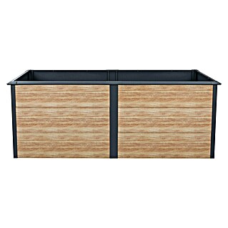 Westmann Hochbeet Primus XL (100 x 200 x 77 cm, Metall, Anthrazit/Braun)