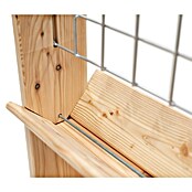 Westmann Kräuterhochbeet Viktoria L mit Rankgitter (L x B x H: 50 x 80 x 95 cm) | BAUHAUS