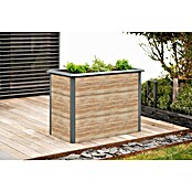 Westmann Hochbeet Primus M (50 x 100 x 77 cm, Metall, Anthrazit/Braun) | BAUHAUS