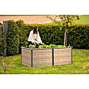 Westmann Hochbeet Primus XL (100 x 200 x 77 cm, Metall, Anthrazit/Braun) | BAUHAUS