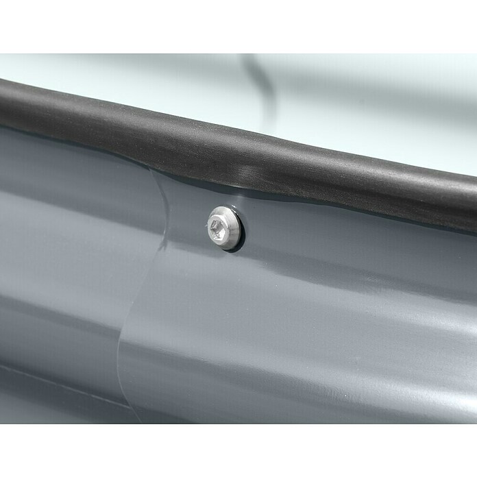 Westmann Hochbeet Grow faster (240 x 160 x 82 cm, Metall, Anthrazit) | BAUHAUS