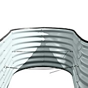Westmann Hochbeet Grow faster (240 x 160 x 82 cm, Metall, Anthrazit) | BAUHAUS