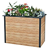 Westmann Hochbeet Primus M (50 x 100 x 77 cm, Metall, Anthrazit/Braun) | BAUHAUS