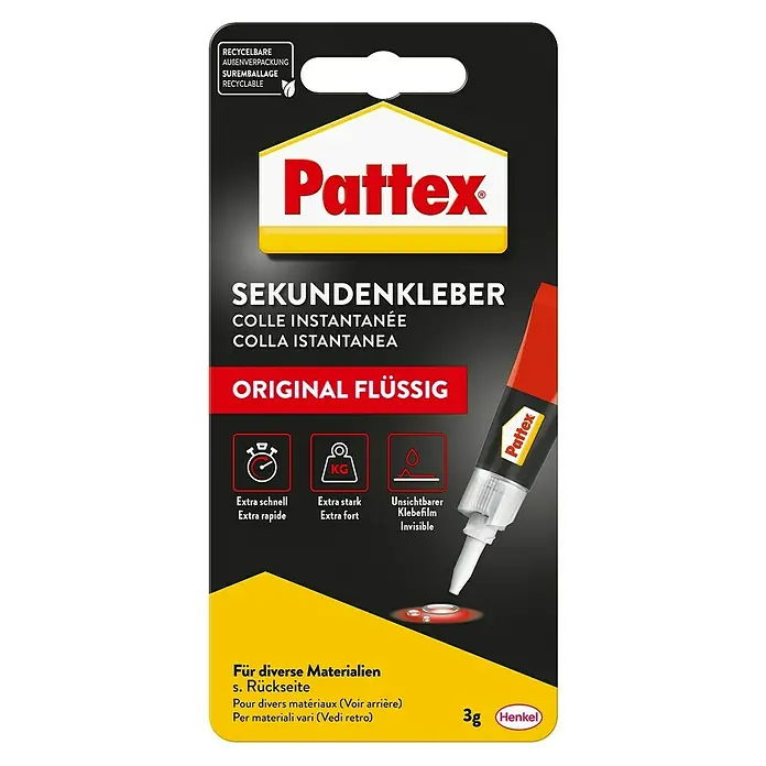 Pattex Sekundenkleber Matic PST2C, 3 G