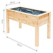 Westmann Hochbeet Emily (65 x 120 x 72 cm, Holz, Natur) | BAUHAUS