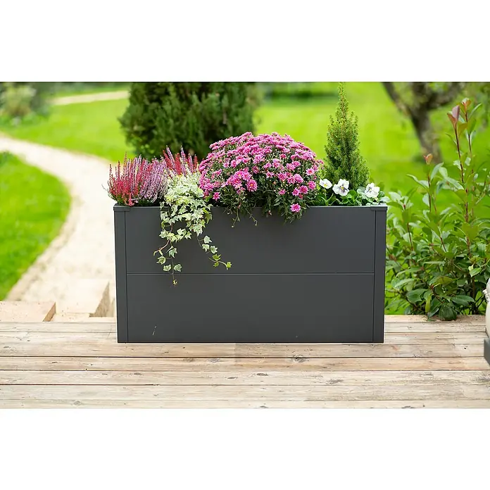 Westmann Pflanzkasten Talus L - Metall, Anthrazit online kaufen bei BAUHAUS