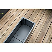 Westmann Pflanzkasten Tallus M (Metall, Anthrazit, L x B x H: 25 x 100 x 27 cm) | BAUHAUS