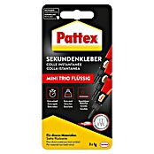 Pattex Sekundenkleber Mini Trio (3 x 1 g, Flüssig)