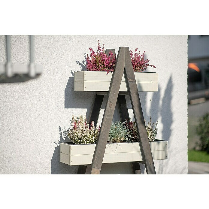 Westmann Hochbeet Ella (25 x 101 x 147 cm, Holz, Grau) | BAUHAUS