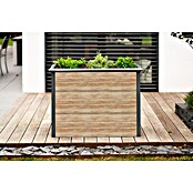Westmann Hochbeet Primus M (50 x 100 x 77 cm, Metall, Anthrazit/Braun) | BAUHAUS