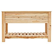 Westmann Hochbeet Emily (65 x 120 x 72 cm, Holz, Natur, Ausstattung Hochbeet: Ablagefläche) | BAUHAUS