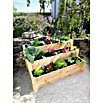 Westmann Stufenbeet Anna (L x B x H: 120 x 76 x 64 cm, Natur) | BAUHAUS