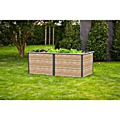 Westmann Hochbeet Primus XL (100 x 200 x 77 cm, Metall, Anthrazit/Braun) | BAUHAUS