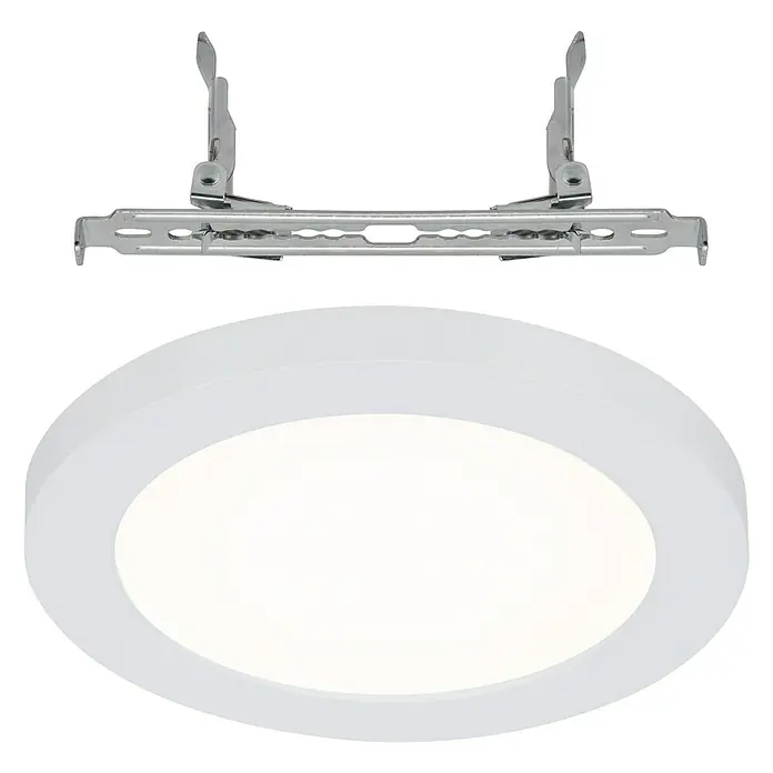 Paulmann LED-Einbauleuchte Cover-it - 12,5 W, Weiß, Durchmesser: 165 mm - Deckenleuchte mit weißem Rand und Metallhalterung zur einfachen Montage an der Decke für helle und gleichmäßige Ausleuchtung.