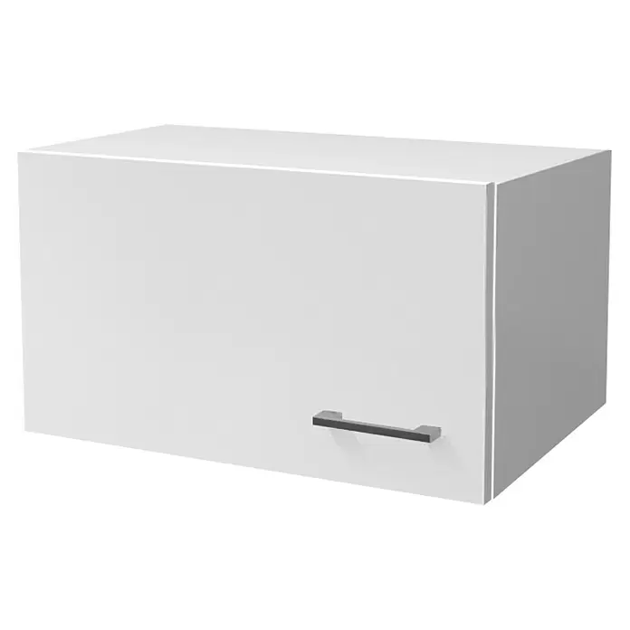 Flex-Well Lucca Küchen-Hängeschrank - B x T x H: 60 x 32 x 32 cm, Weiß - Weißer Wandschrank mit Metallgriff zur Aufbewahrung.