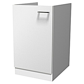 Flex-Well Lucca Spülenunterschrank (B x T x H: 50 x 57 x 82 cm, Weiß)