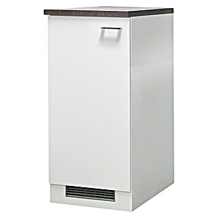 Flex-Well Lucca Geräteumbauschrank (B x T x H: 60 x 57 x 125,8 cm, Weiß)