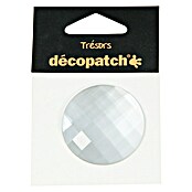 Décopatch Pieza decorativa Trésors Round blanco (4,5 x 2 cm)
