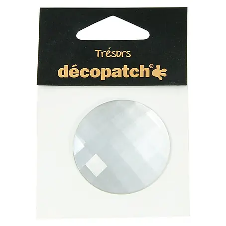 Décopatch  Pieza decorativa Trésors Round blanco