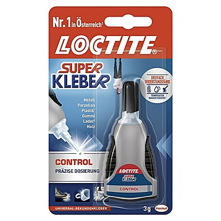 Loctite Sekundenkleber Control (3 g, Flüssig, Tube)