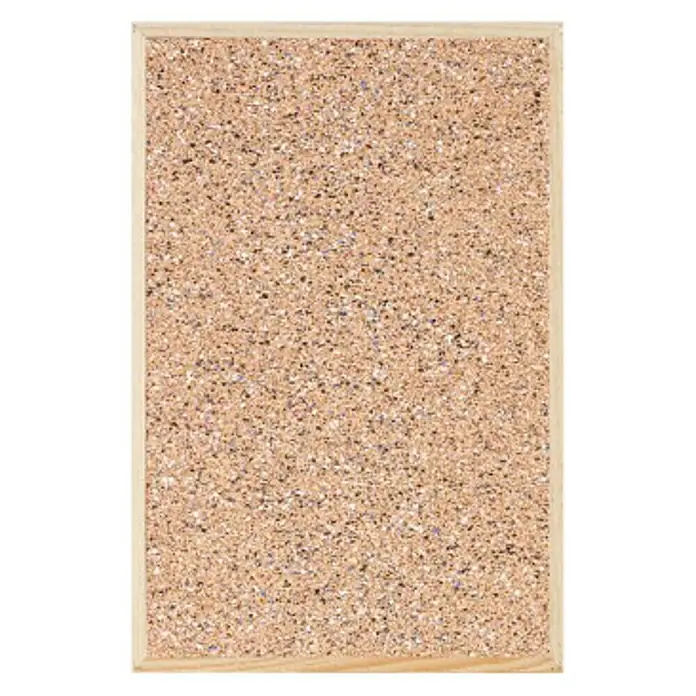 Corcho para notas Cork Inside - 40 x 1,6 cm, Materiales naturales, Marrón, aspecto de madera, Largo: 60 cm - Un tablón de notas rectangular de madera con superficie de corcho, ideal para pegar notas y fotos.
