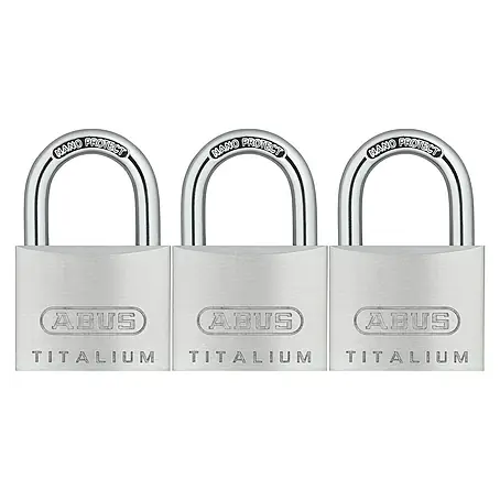 Abus  Vorhängeschloss-Set Titalium 64TI