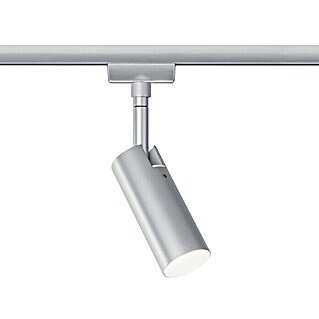 Paulmann URail LED-Spot Tubo (5 W, L x B x H: 10,5 x 4,2 x 19,6 cm, Chrom matt, Warmweiß)