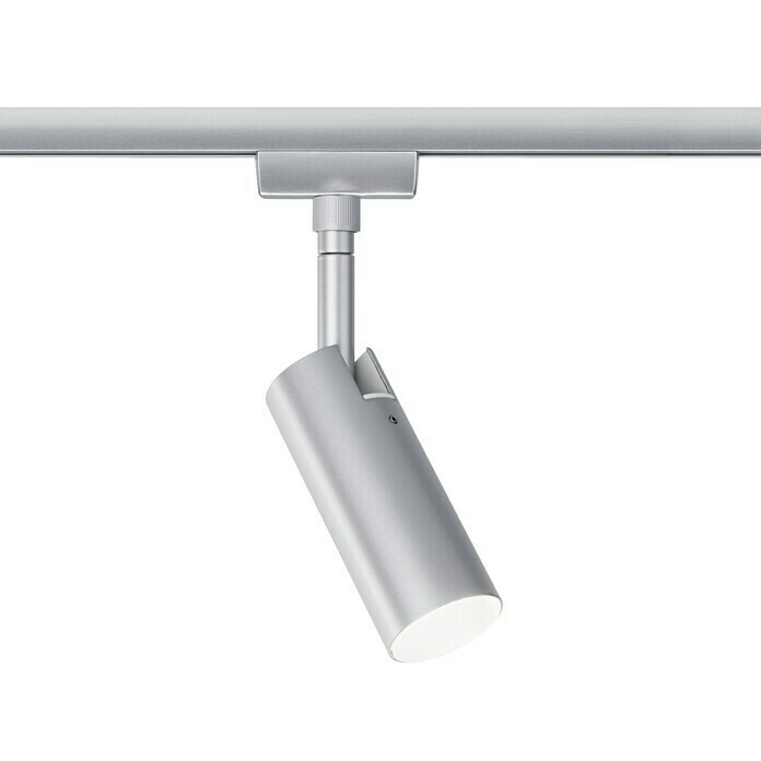 Paulmann URail LED-Spot Tubo5 W, L x B x H: 10,5 x 4,2 x 19,6 cm, Chrom matt Front View