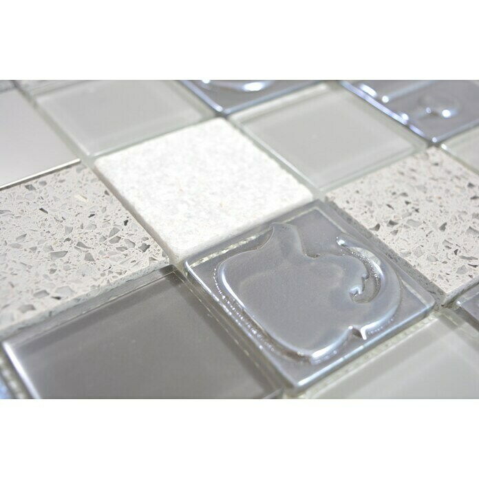 Mosaikfliese Quadrat Crystal XCM 8RK39