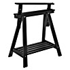 Holzbock Architekt (Tragkraft: 400 kg bei 2 Holzböcken, Höhe: 70 cm, Kiefer, Schwarz)