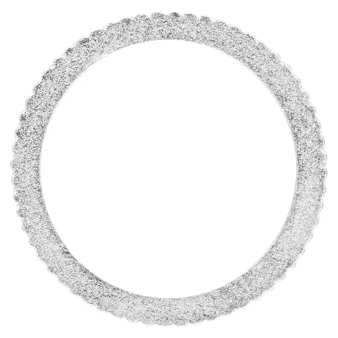 Bosch Reduzierring - Durchmesser: 20 mm, Bohrung: 16 mm, Stärke: 0,8 mm - Funkelnder, dekorativer Serviettenring mit gewelltem Rand, ideal für festliche Tischdekorationen. Ein elegantes Accessoire für jeden Anlass.