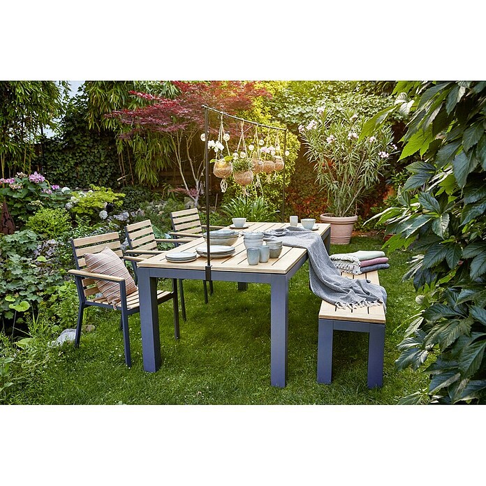 Sunfun Carina Gartenstuhl (Natur, Stapelbar)