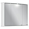 Riva LED-Spiegelschrank (B x H: 82 x 63,4 cm, Mit Beleuchtung, Spanplatte, Weiß)
