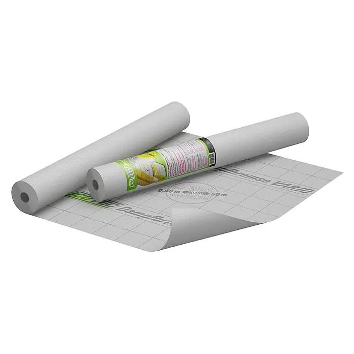 Icutec Dampfbremsfolie Vario - 25 m², Polyethylen, sd-Wert: 0,4 m - 50 m - CUETEC Dampfbremse VARIO Rollen, hochwertige Baufolie für den Innenbereich, optimaler Schutz vor Feuchtigkeit und Schimmel.