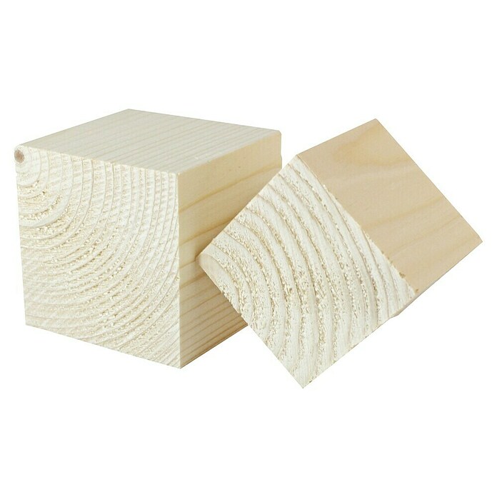 Holzwürfel „Haushalts“ – 30 Mm Kantenlänge, 1 Stück, Poliert, Mit Beschriftung