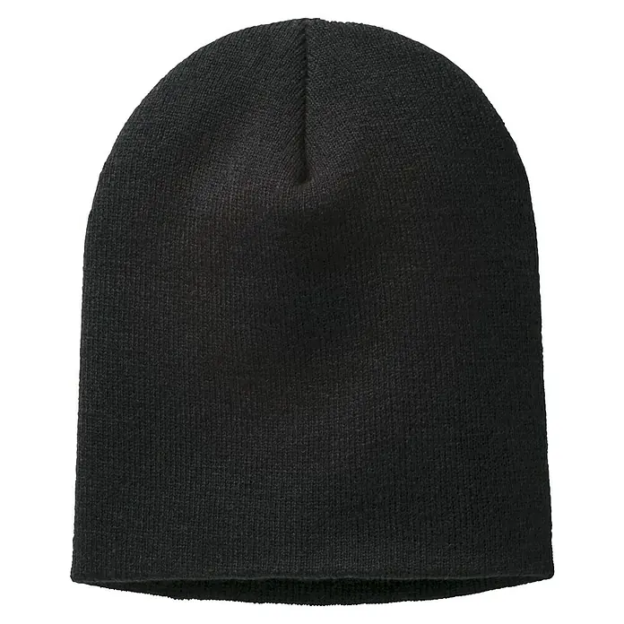 Flexfit Strickmütze - Schwarz, Größe: Universal - Schwarze Strickmütze mit umgeschlagenem Rand, ideal für kalte Tage. Das schlichte Design macht die Mütze zu einem vielseitigen Accessoire.