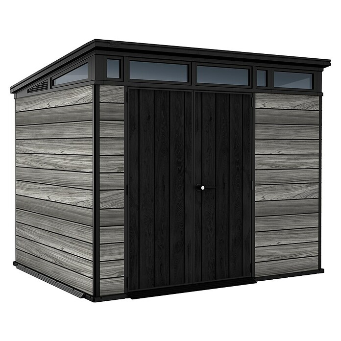 Keter Caseta para jardín Signature Storm Grey 97 (Medidas ext. (An x Pr): 279 x 218 cm, Plástico, Gris tormenta) | BAUHAUS