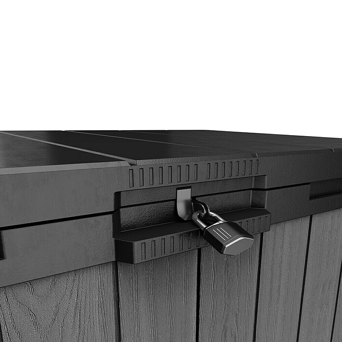 Keter Opbergbox Store it out Darwin (l x b x h: 80 x 140 x 118 cm, Grijs, Kunststof) | BAUHAUS